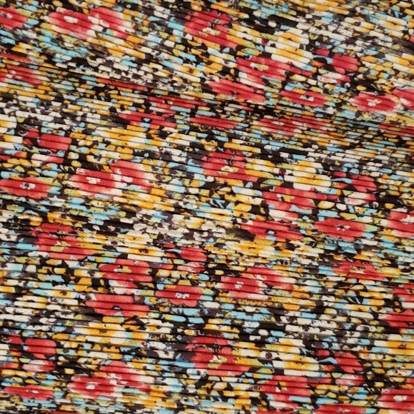 Pleione Floral Cinched Sleeveless Blouse with Tie Back XS NWOT - Picture 3 of 8